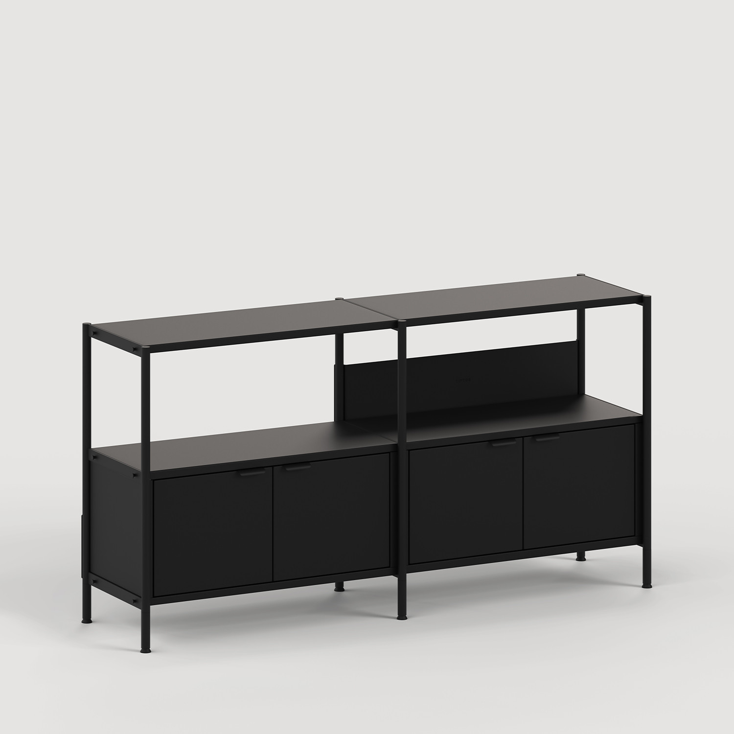 UNIT shelf - H75 to 85 x W164cm - powder-coated steel