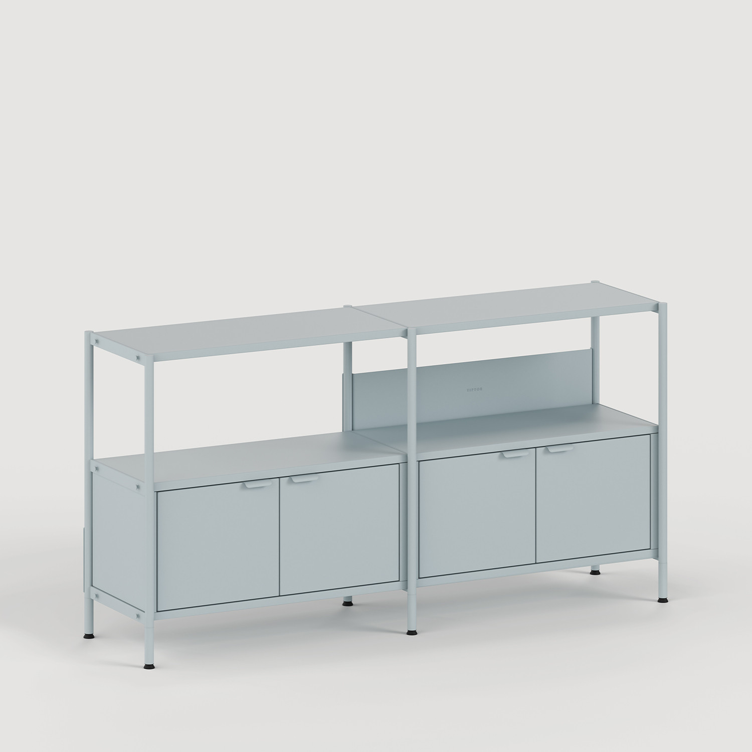 UNIT shelf - H75 to 85 x W164cm - powder-coated steel