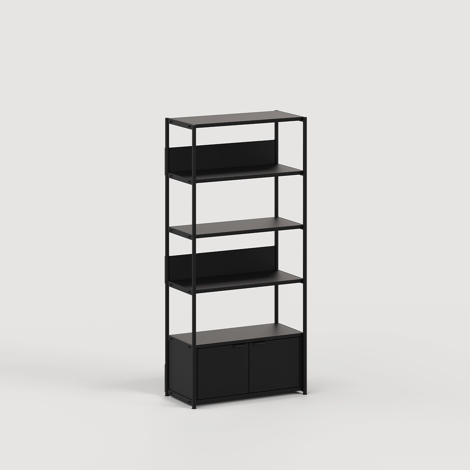 Etagère UNIT - H180 à 215 x L84cm - acier thermolaqué