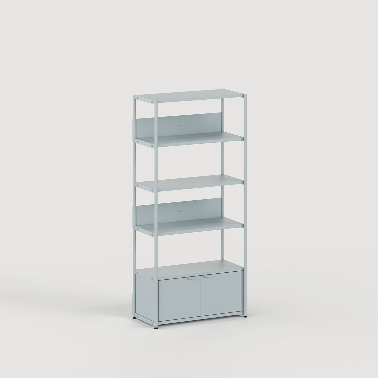 Etagère UNIT - H180 à 215 x L84cm - acier thermolaqué