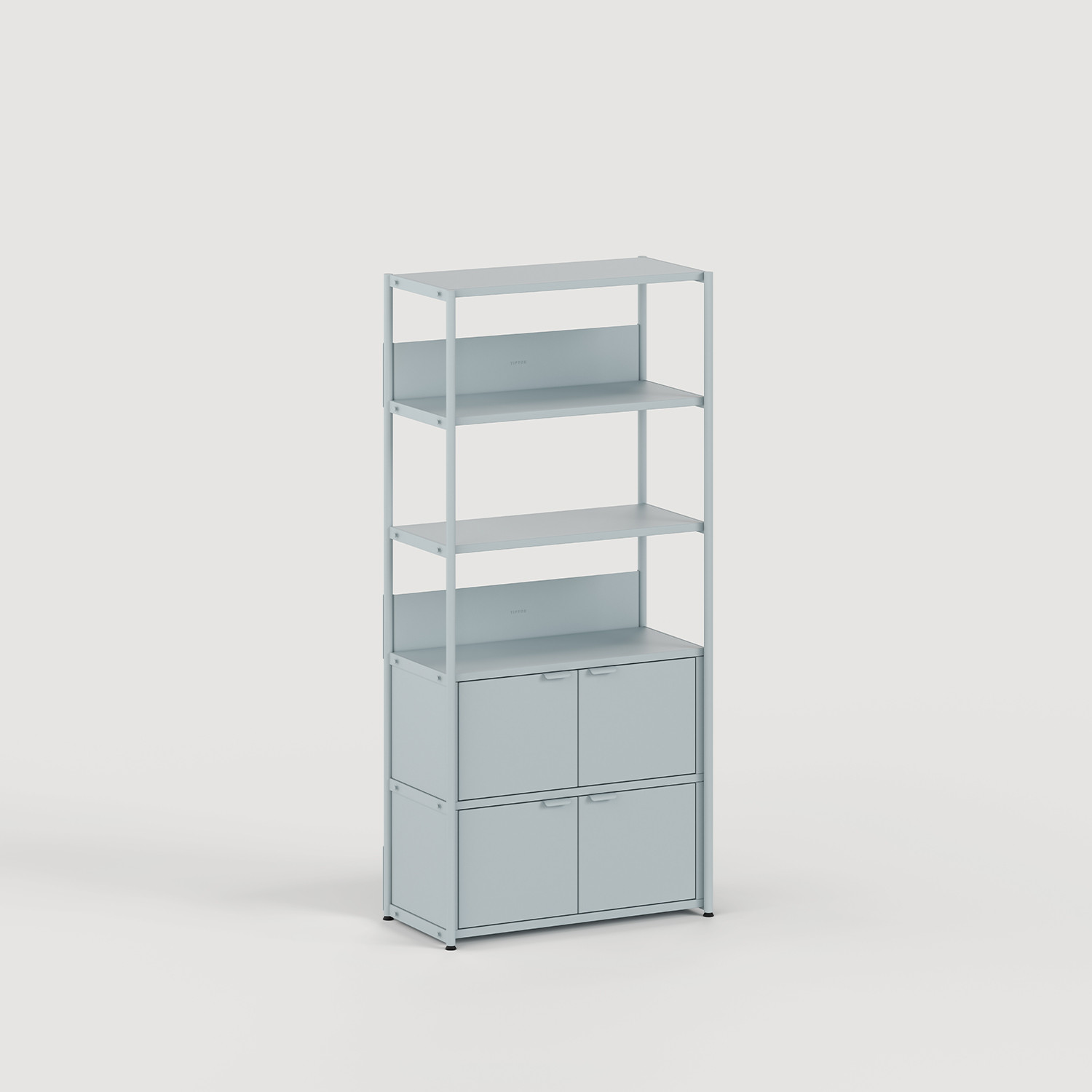 Etagère UNIT - H180 à 215 x L84cm - acier thermolaqué