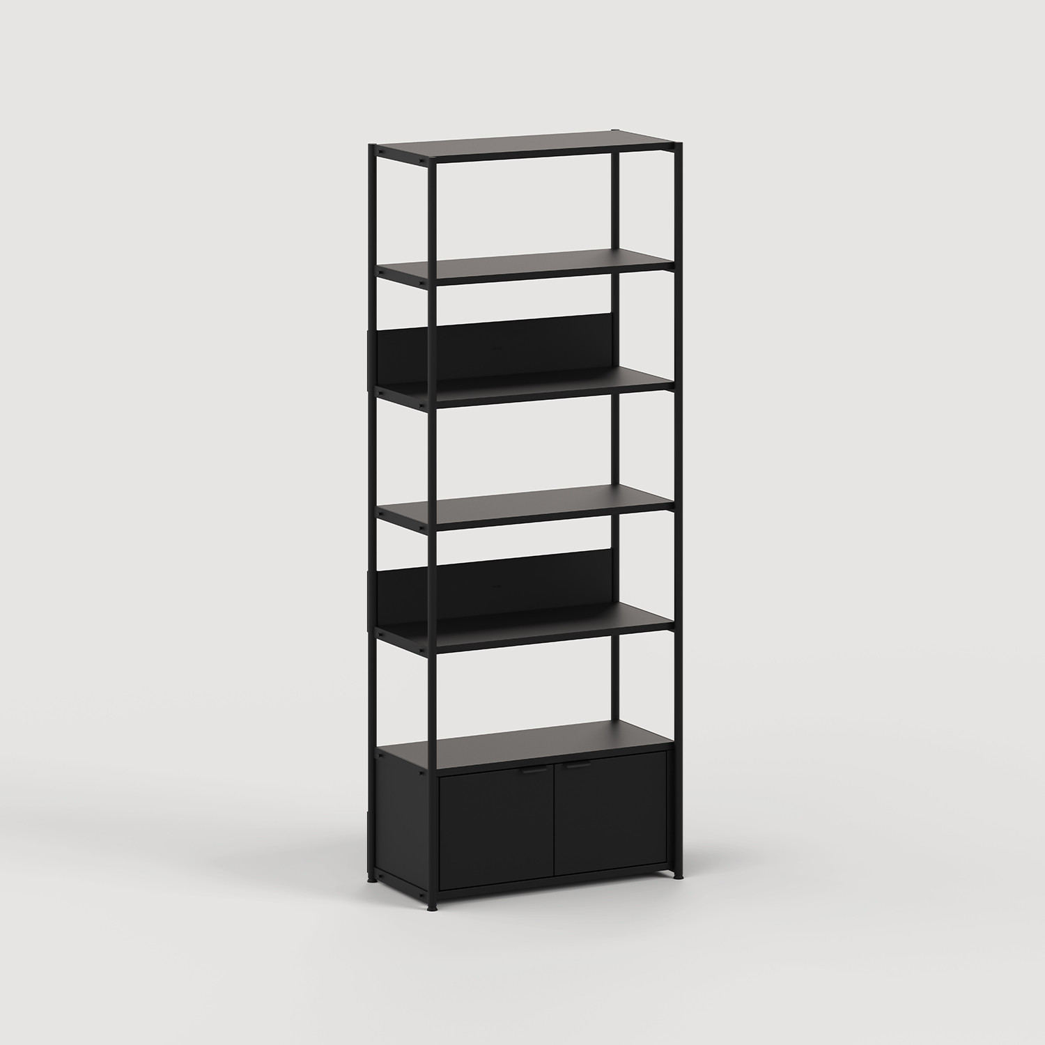 Etagère UNIT - H180 à 215 x L84cm - acier thermolaqué