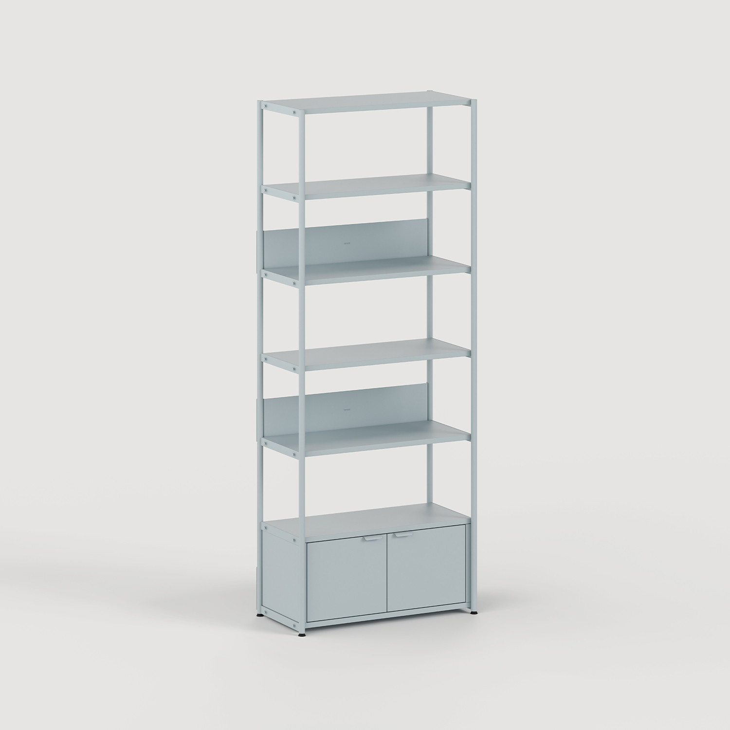 Etagère UNIT - H180 à 215 x L84cm - acier thermolaqué
