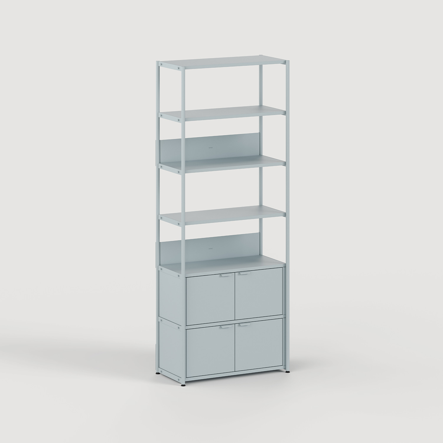 Etagère UNIT - H180 à 215 x L84cm - acier thermolaqué