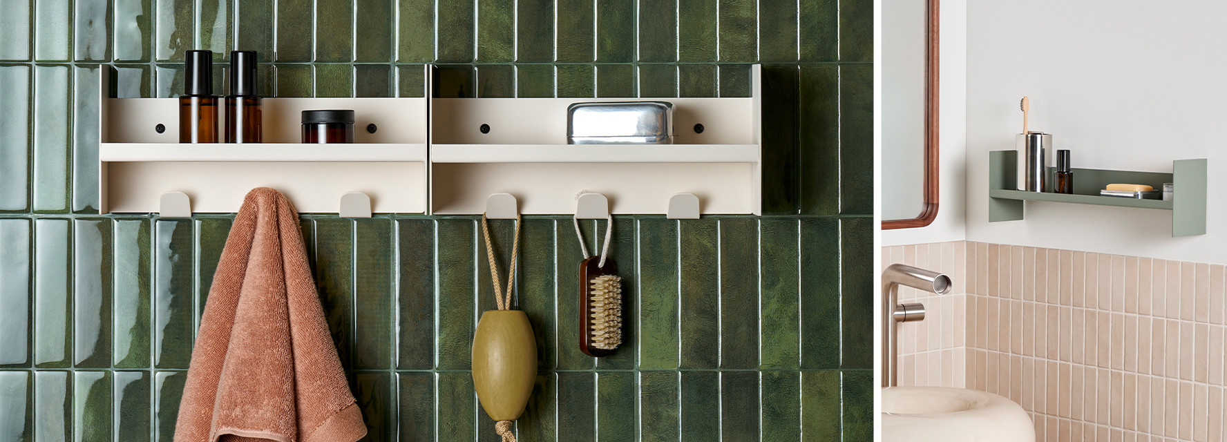 Etagères murales salle de bain - TIPTOE