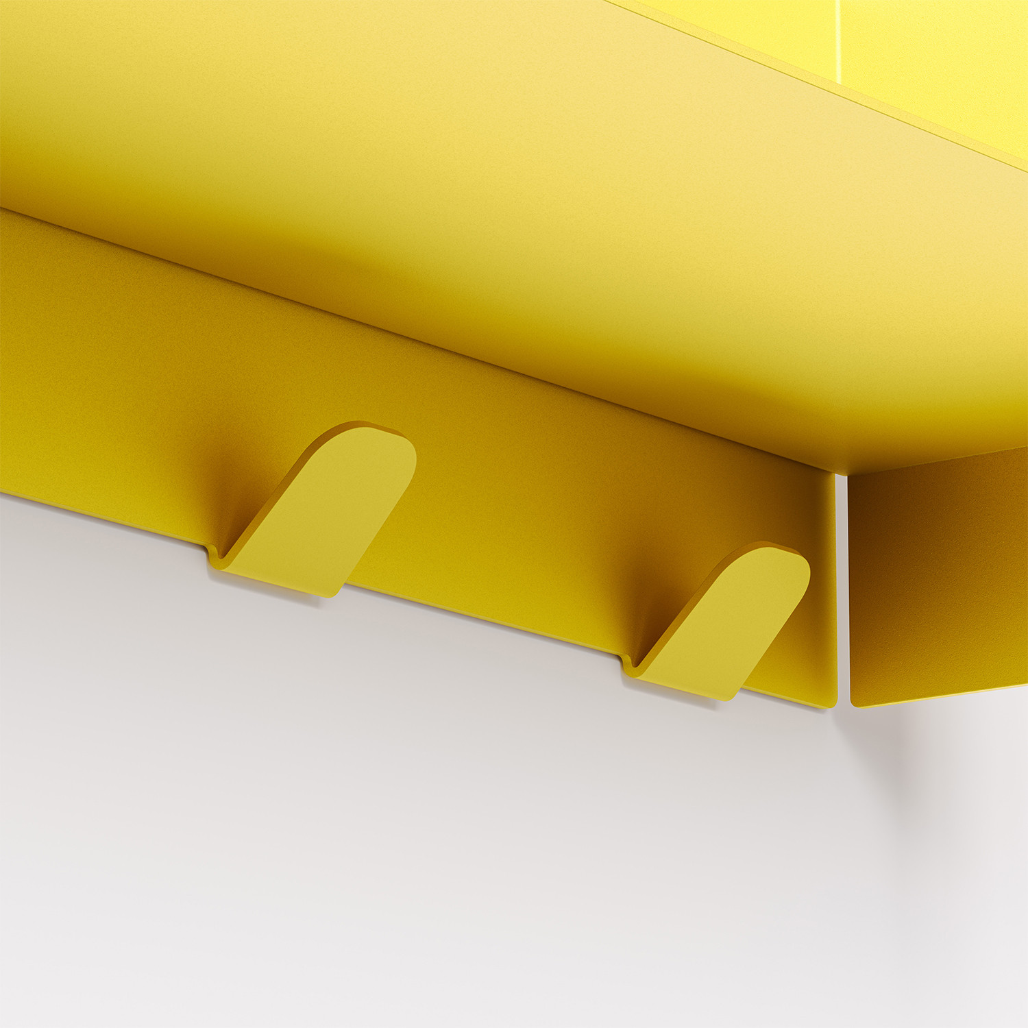 Etagère porte-manteau PLI Slim en acier - 20 à 60cm