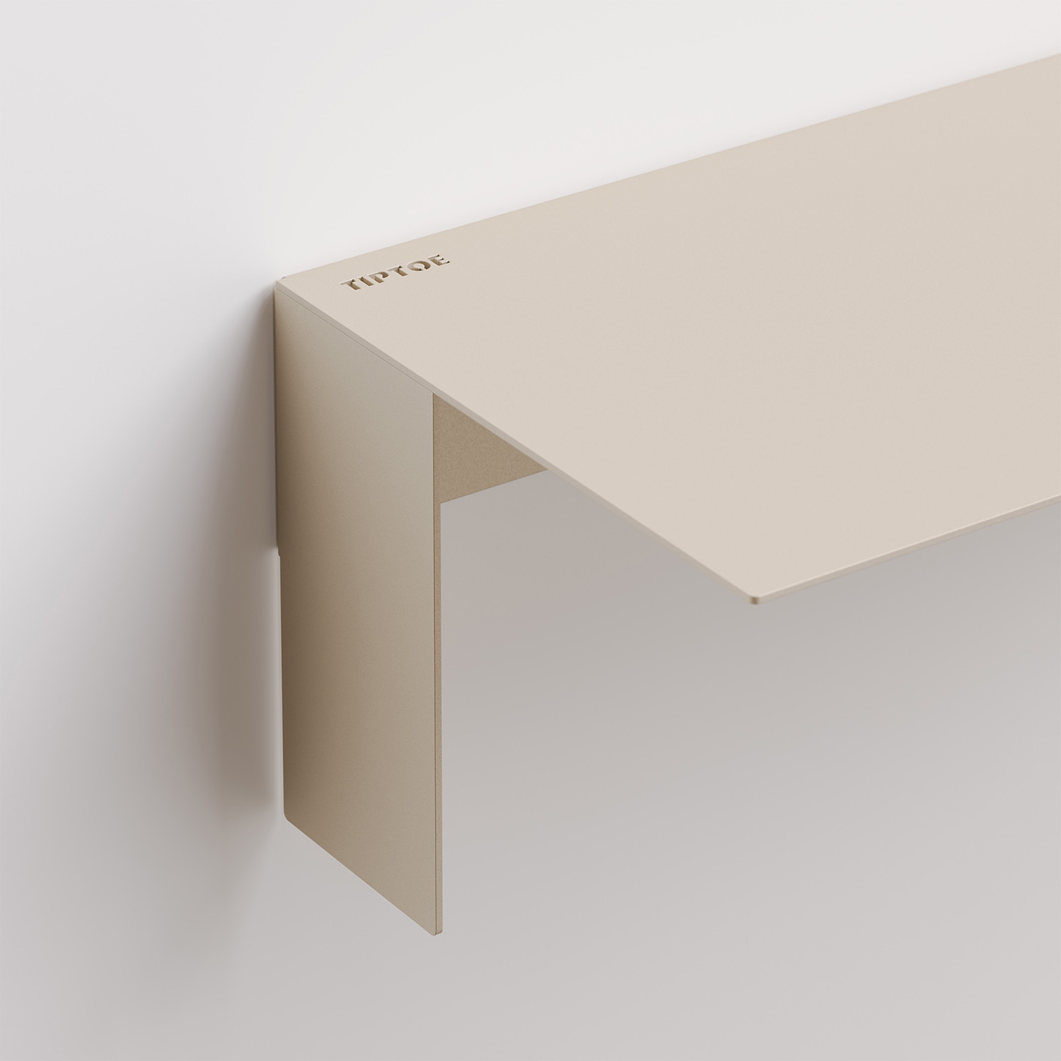 Tablette murale PLI en acier - 20 à 60cm