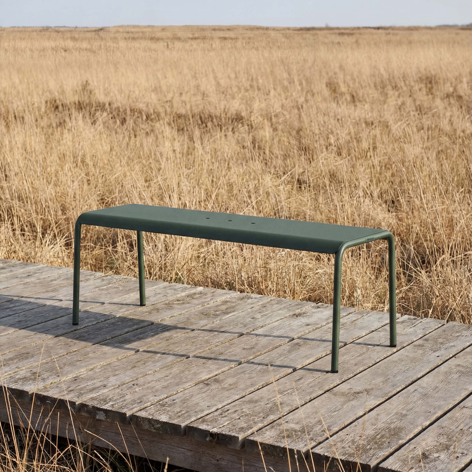 Banc de jardin PANORAMA - acier thermolaqué