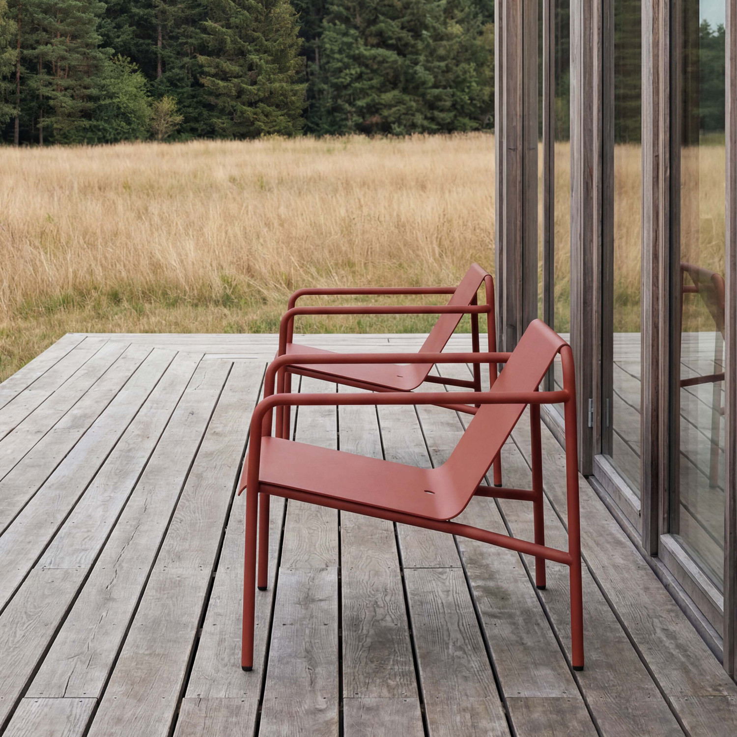 Fauteuil de jardin PANORAMA - acier thermolaqué