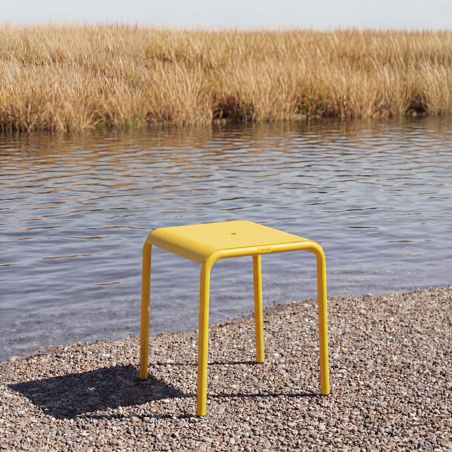 Tabouret de jardin PANORAMA - acier thermolaqué