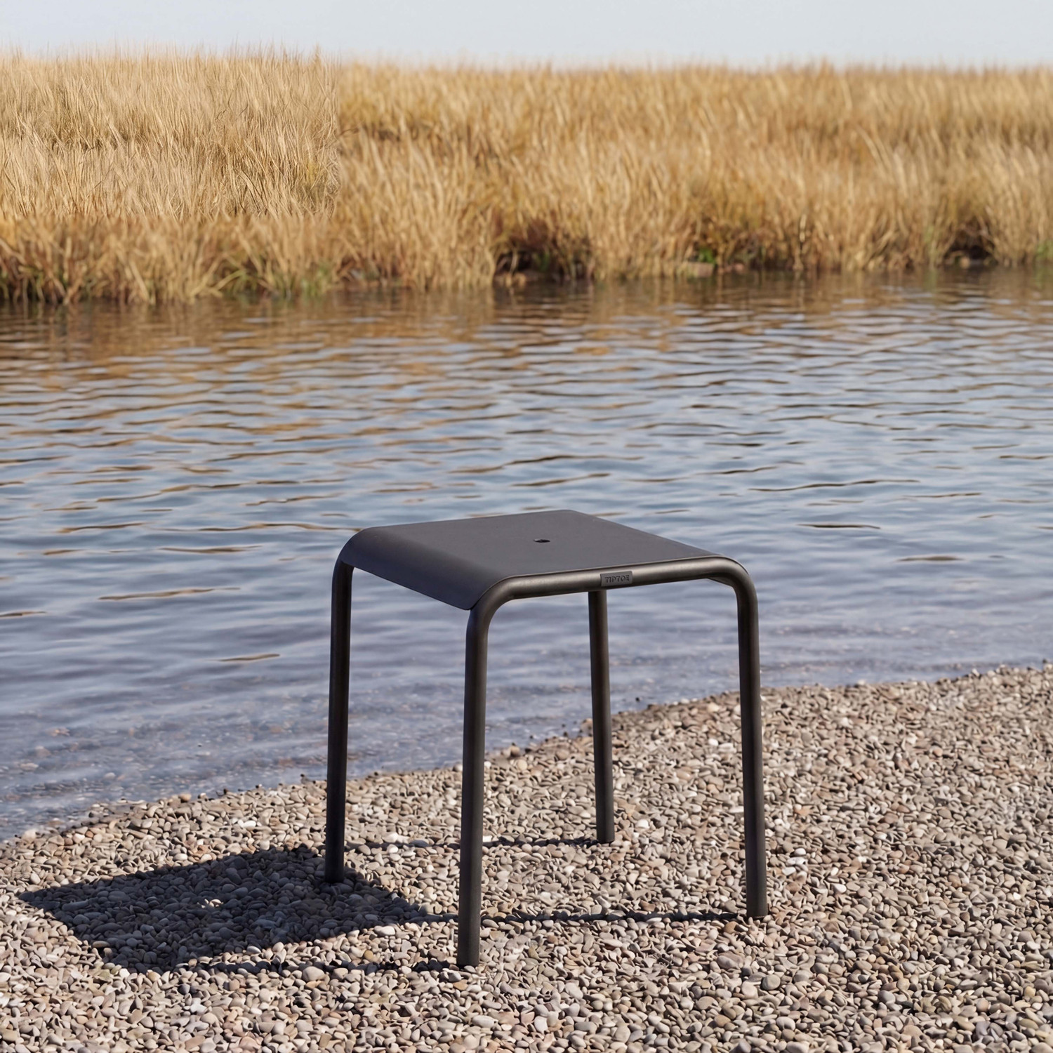 Tabouret de jardin PANORAMA - acier thermolaqué