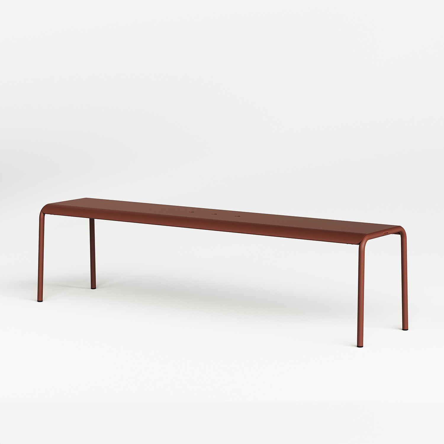 Banc de jardin PANORAMA - acier thermolaqué