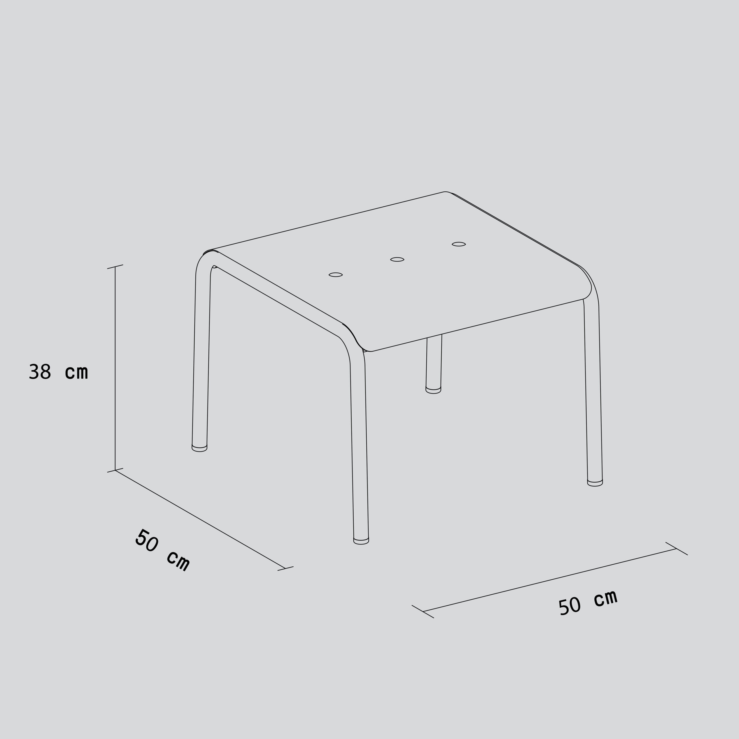 Salon de jardin PANORAMA - acier thermolaqué
