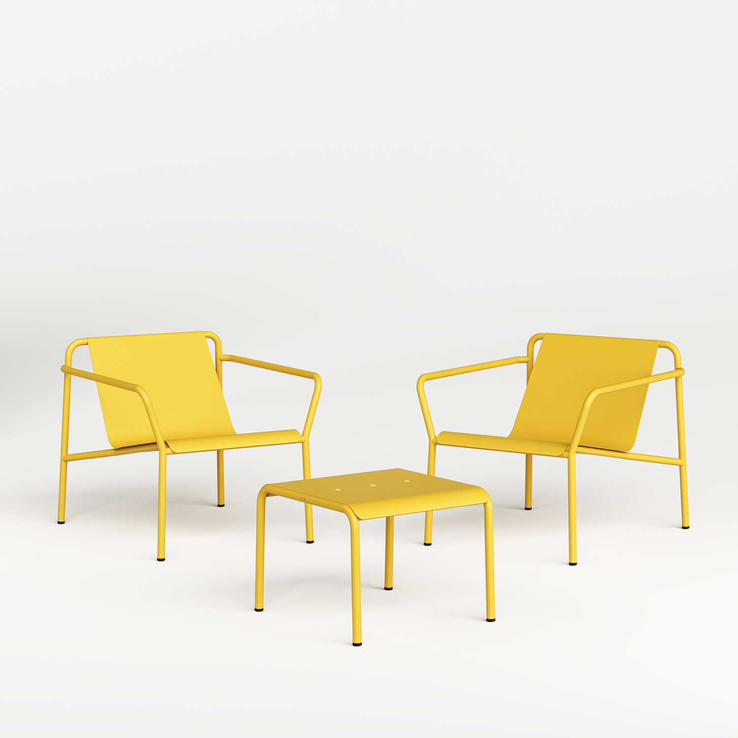 Salon de jardin PANORAMA - acier thermolaqué