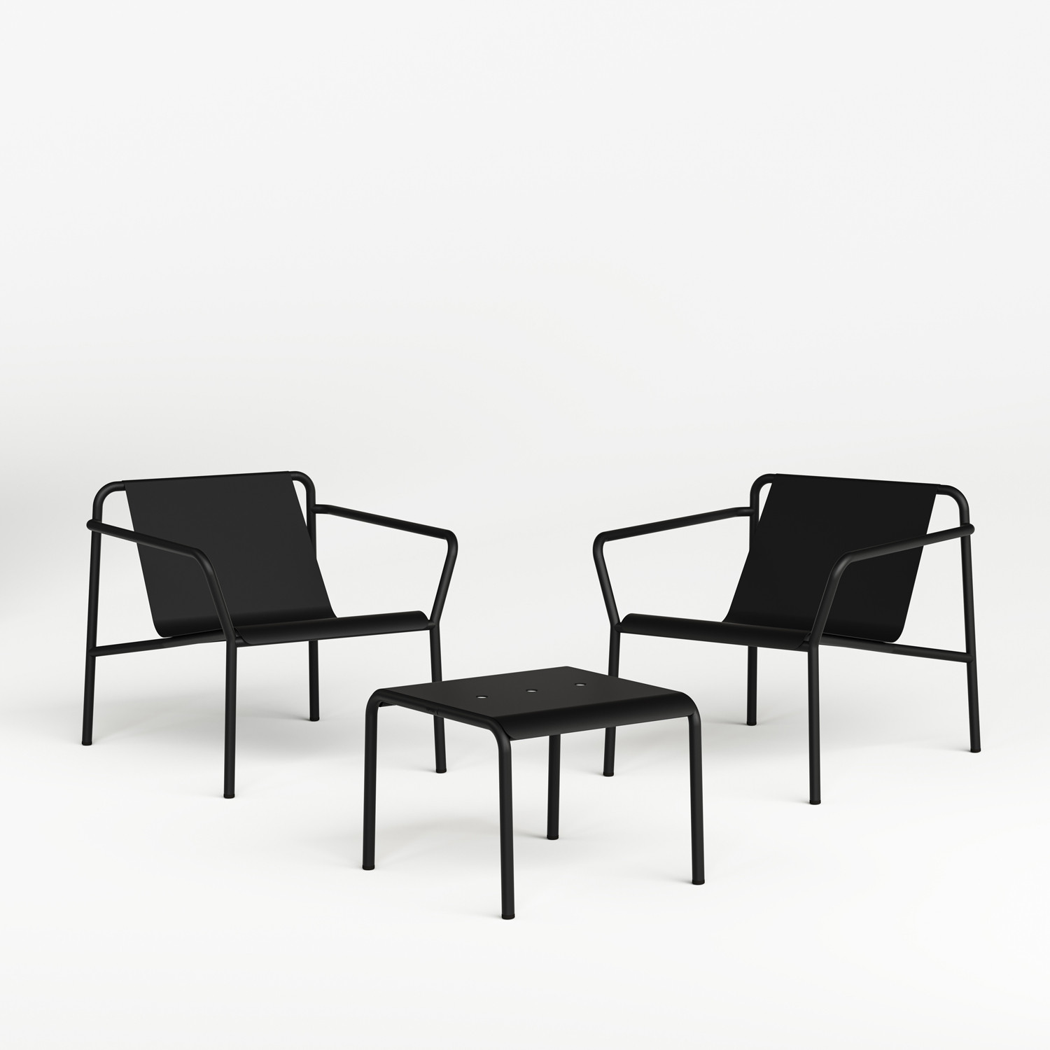 Fauteuil de jardin PANORAMA - acier thermolaqué