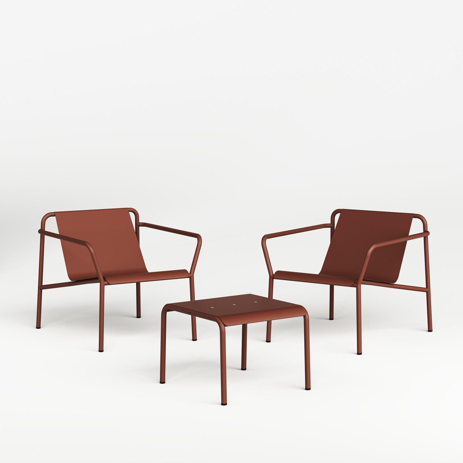 Fauteuil de jardin PANORAMA - acier thermolaqué