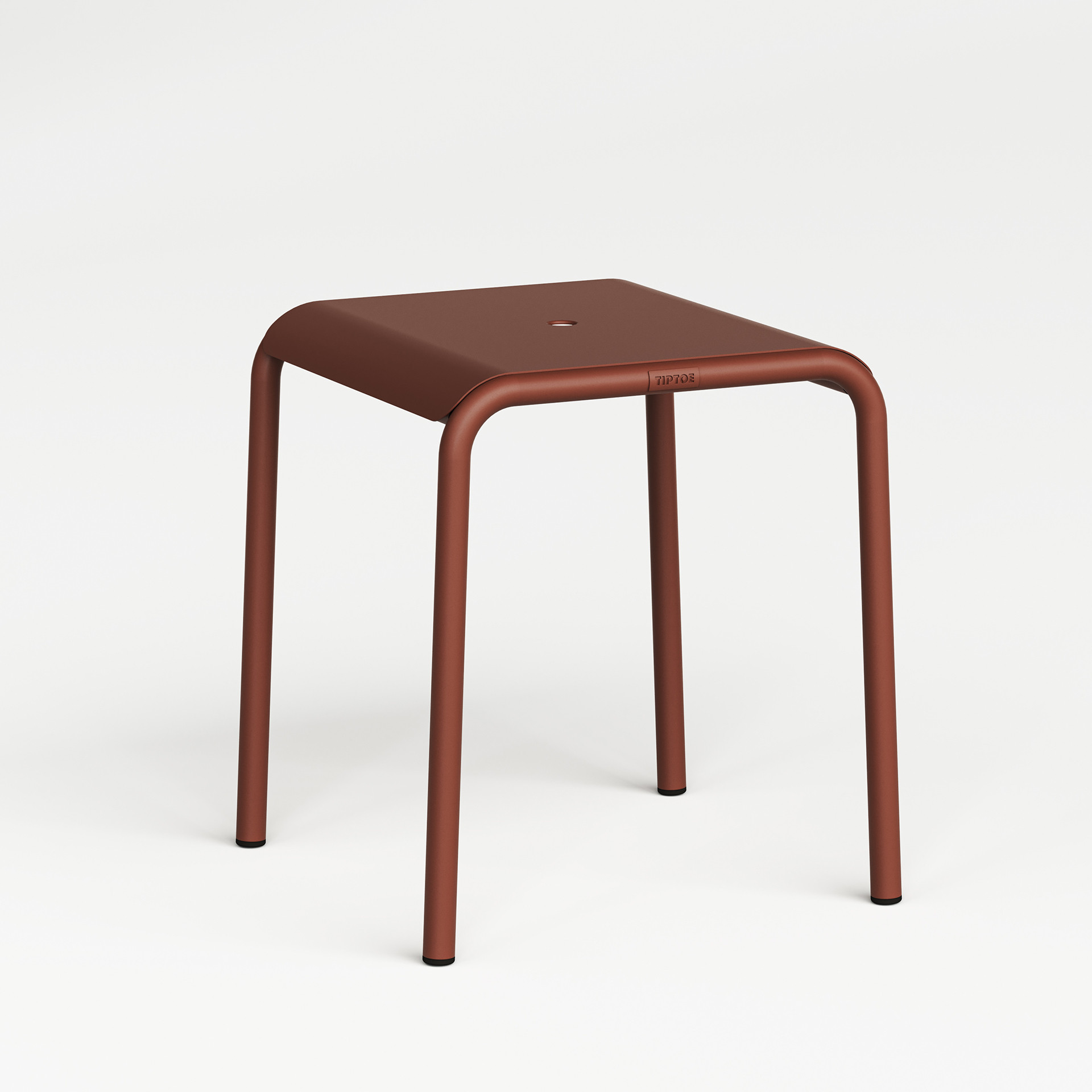 Tabouret de jardin PANORAMA - acier thermolaqué