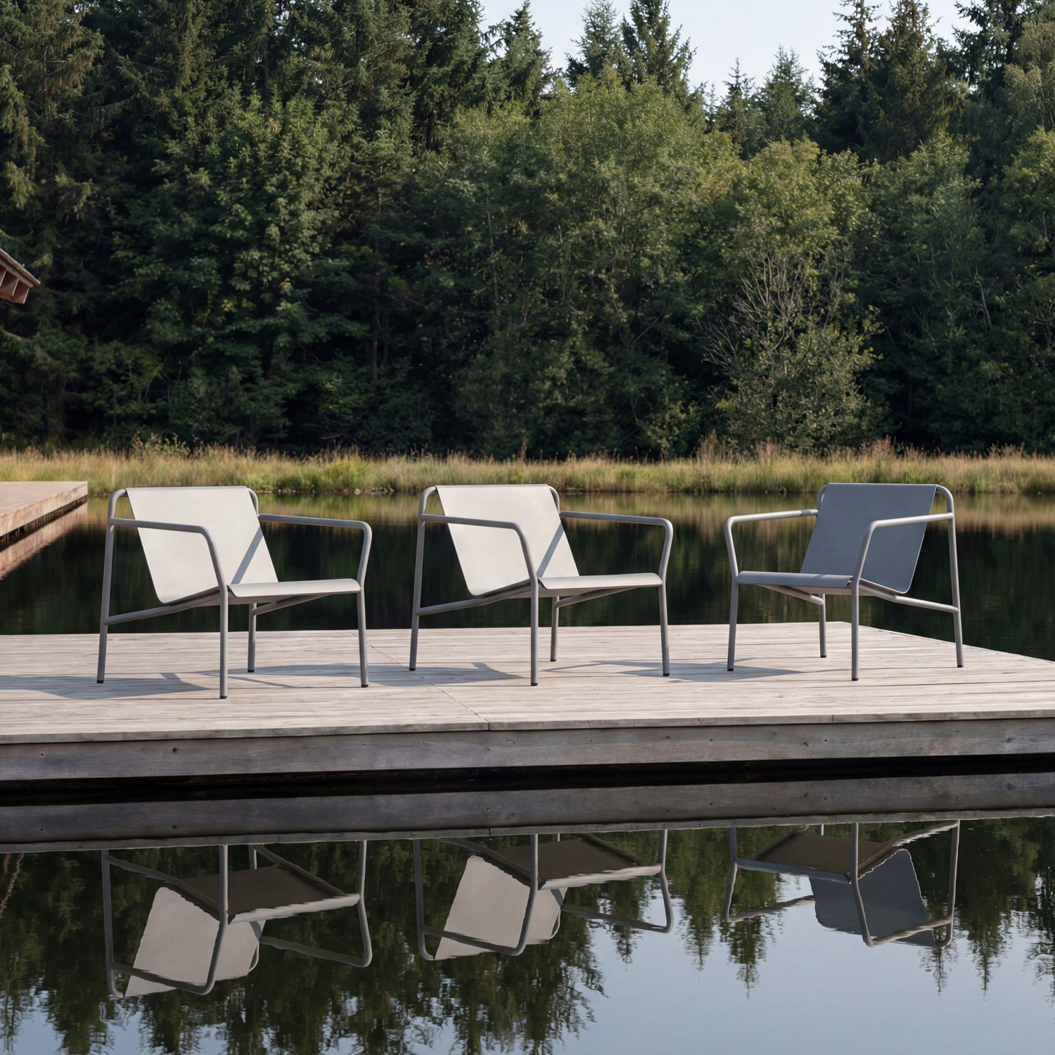 Fauteuil de jardin PANORAMA - acier thermolaqué