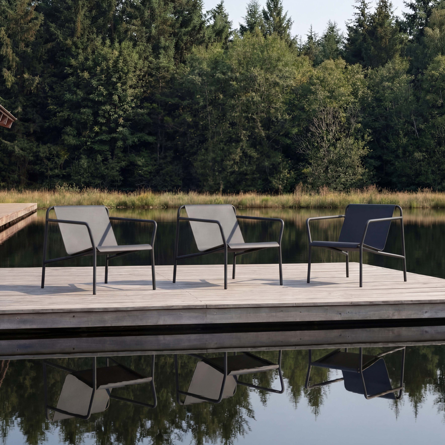 Fauteuil de jardin PANORAMA - acier thermolaqué