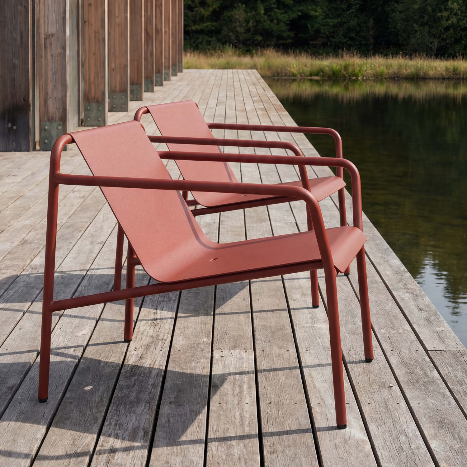 Fauteuil de jardin PANORAMA - acier thermolaqué