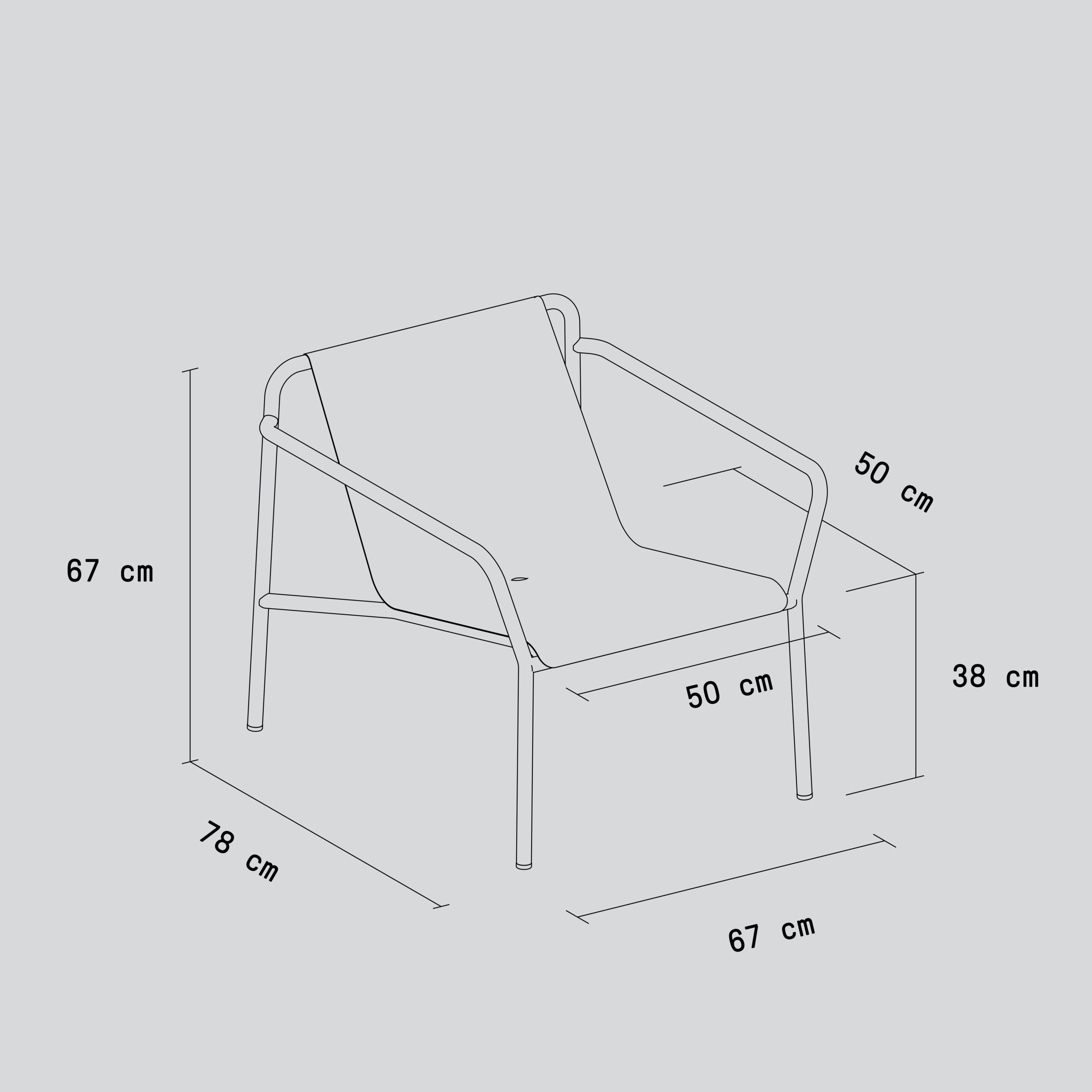 Salon de jardin PANORAMA - acier thermolaqué