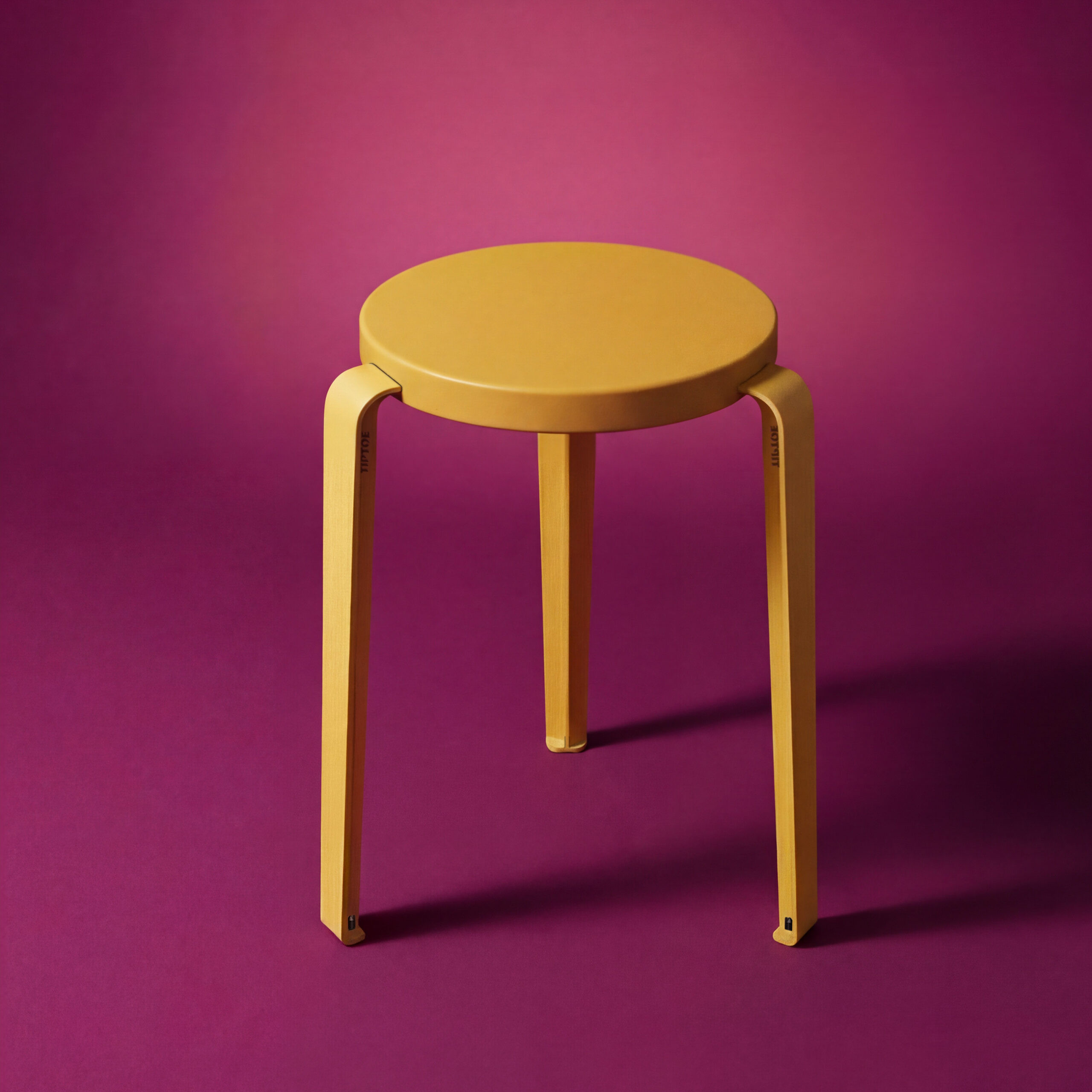 Tabouret LOU édition Chroma - bois éco-certifié