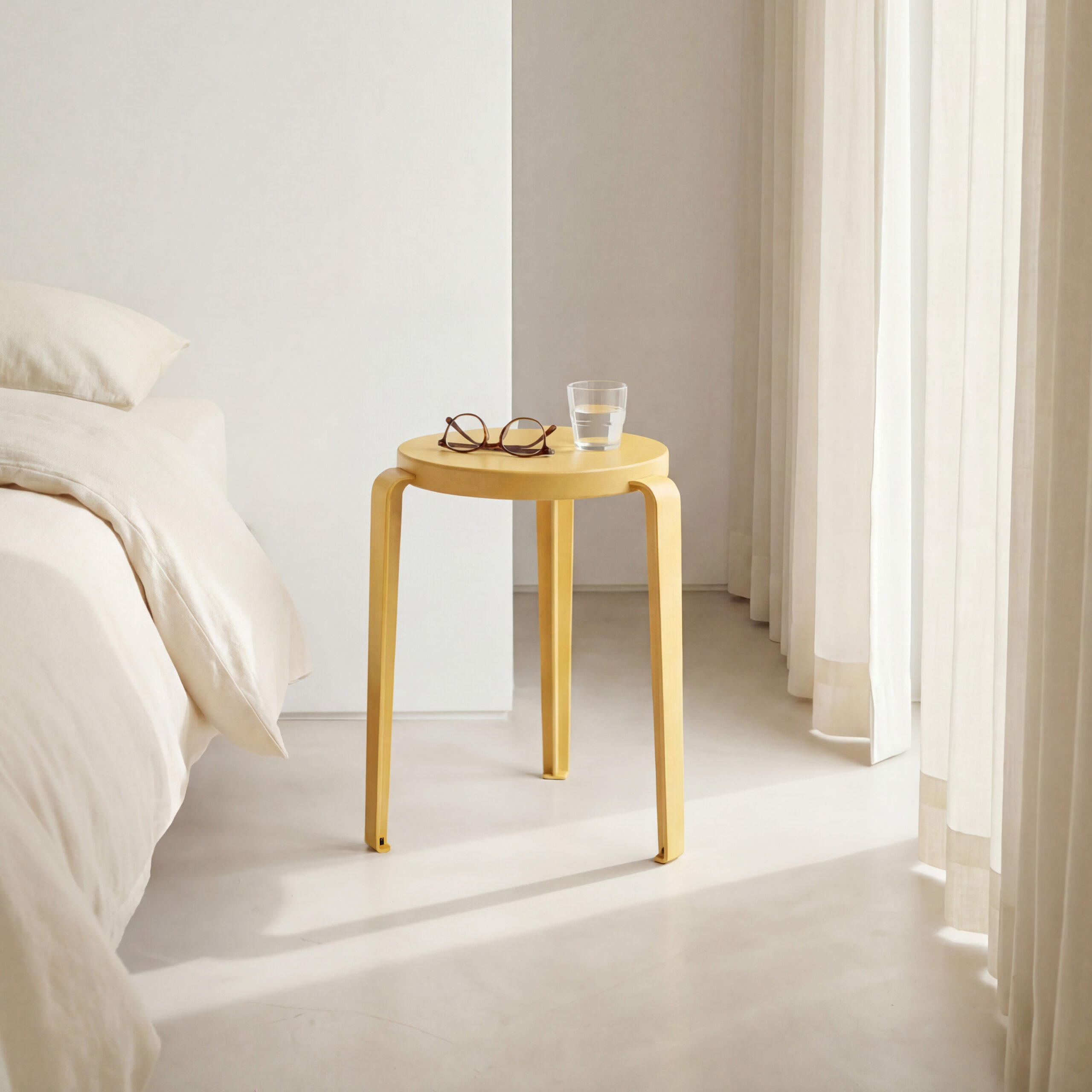 Tabouret LOU édition Chroma - bois éco-certifié