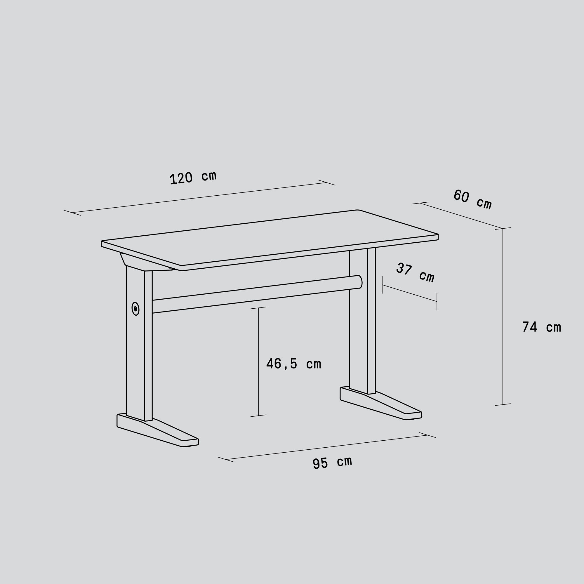 Bureau POST - bois éco-certifié