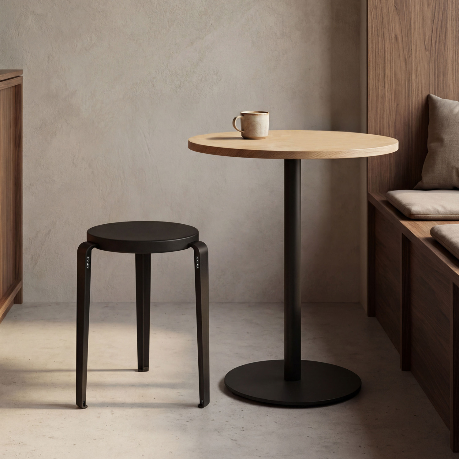 Tabouret LOU édition Chroma - bois éco-certifié