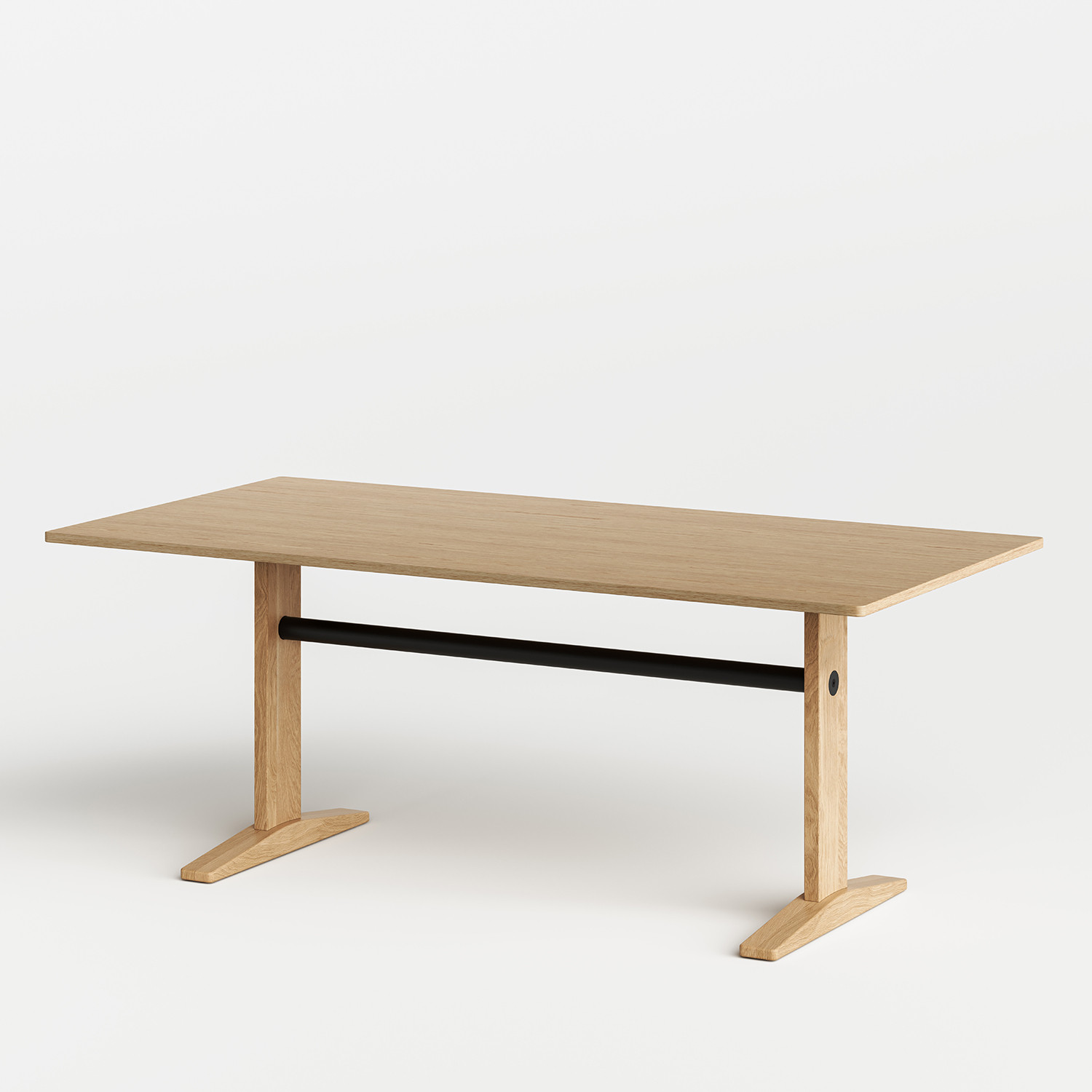 Design dining tables, in wood or recycled plastic - TIPTOE